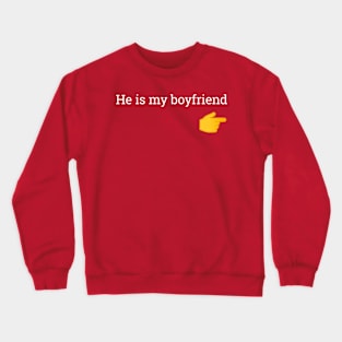 boyfriend couple Crewneck Sweatshirt